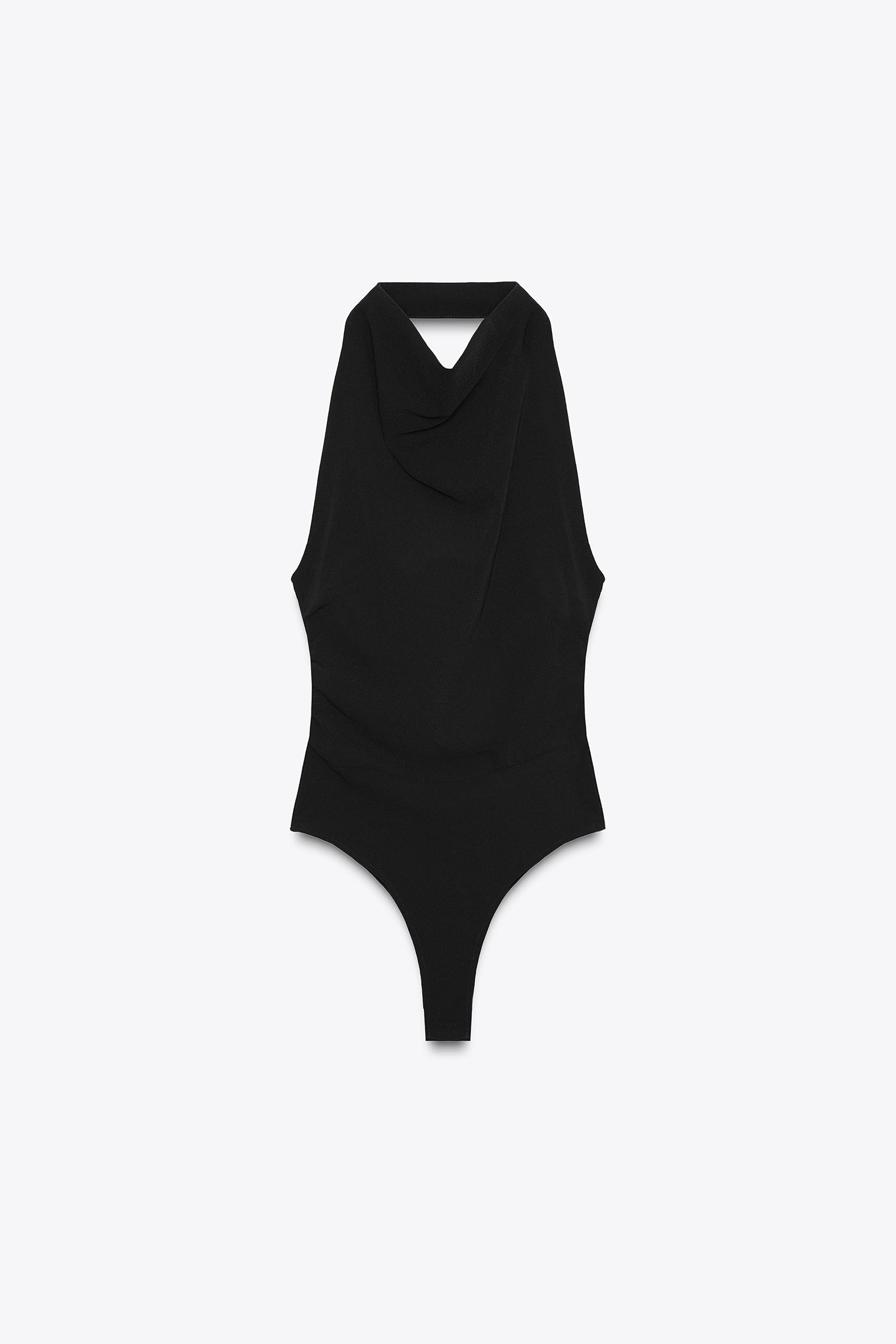 HALTER OPEN-BACK BODYSUIT