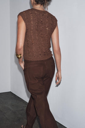 RIBBED KNIT TOP - Image 3