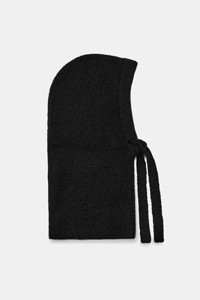 Ribbed Hood Beanie
