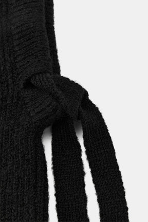 Ribbed Hood Beanie
