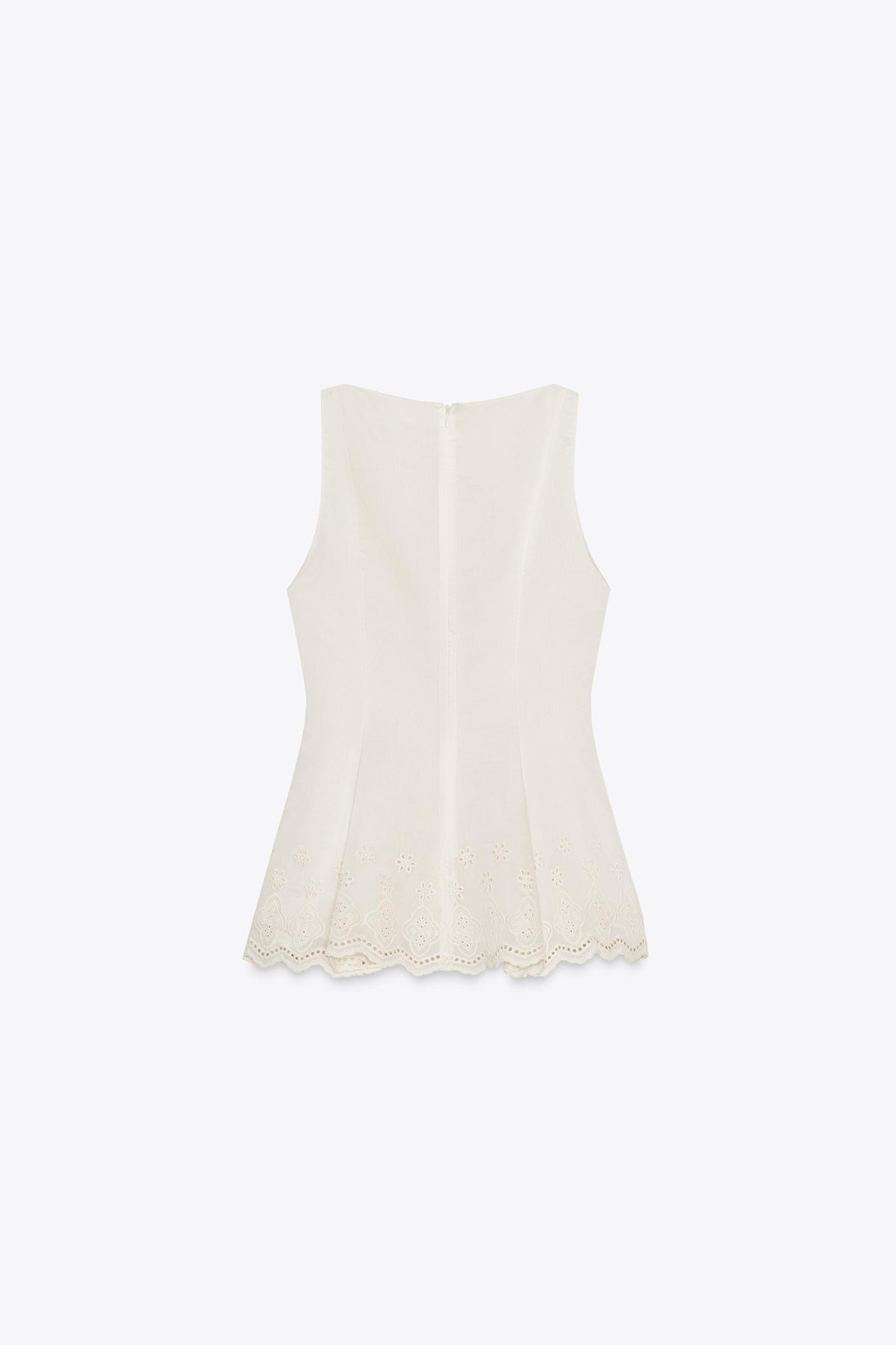 ZW COLLECTION EMBROIDERED PEPLUM TOP - Image 2