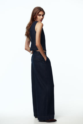 WIDE-LEG MID-WAIST JEANS