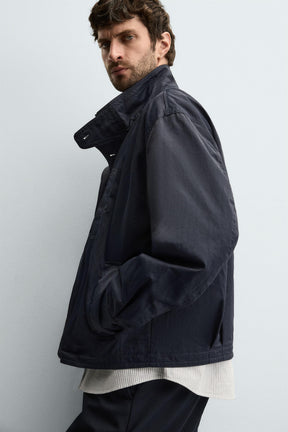 TECHNICAL JACKET WITH CONTRAST LINING - Image 6