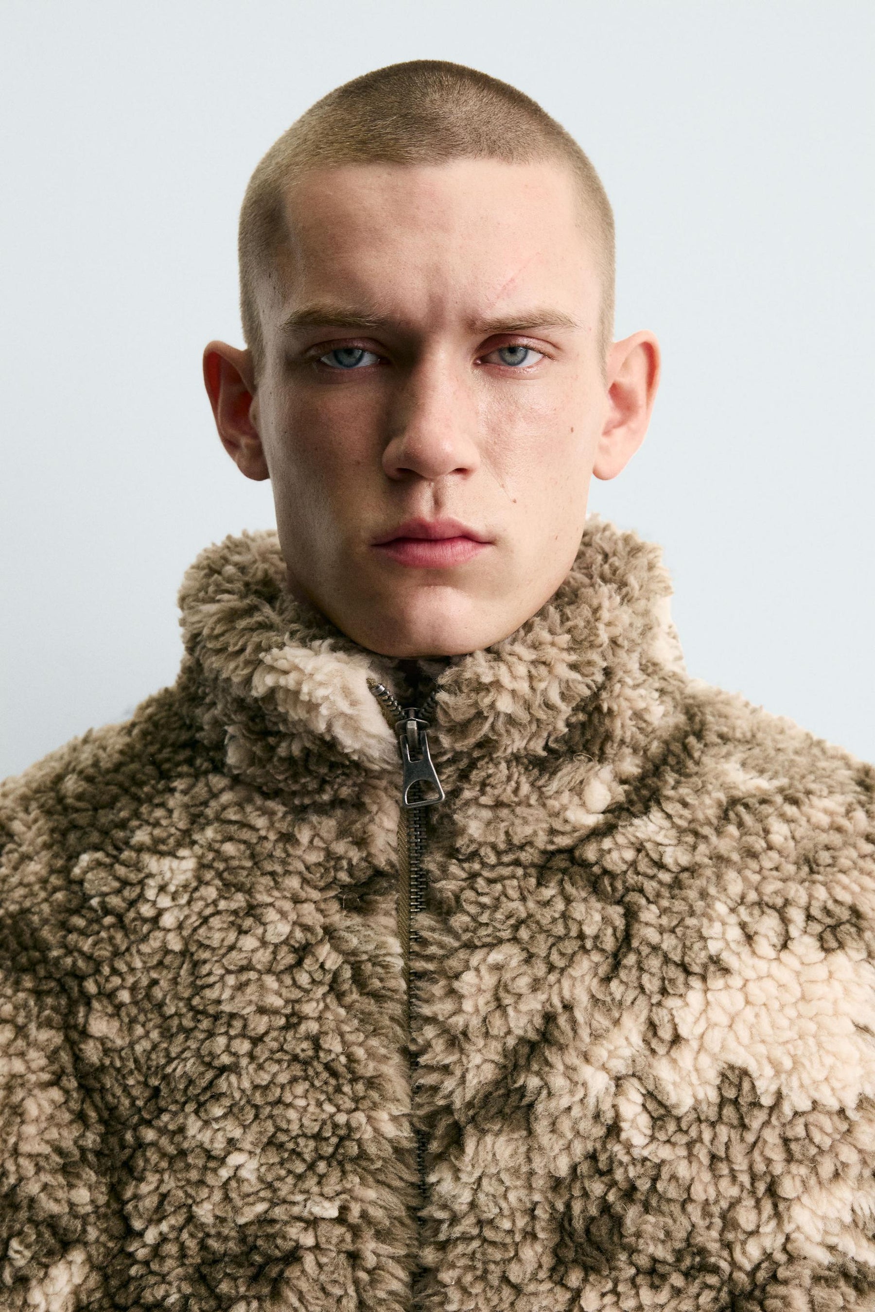 PRINTED FAUX SHEARLING JACKET - Image 6