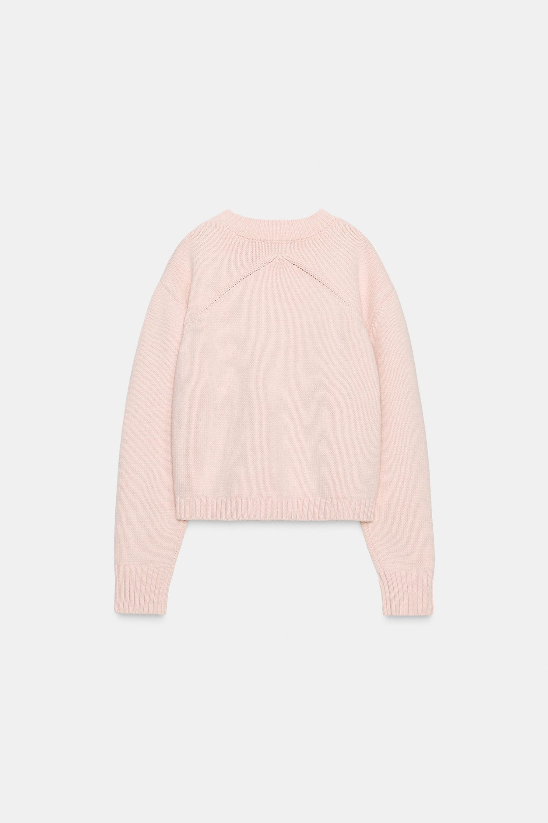 KNIT JUMPER WITH BACK DETAIL - Image 5