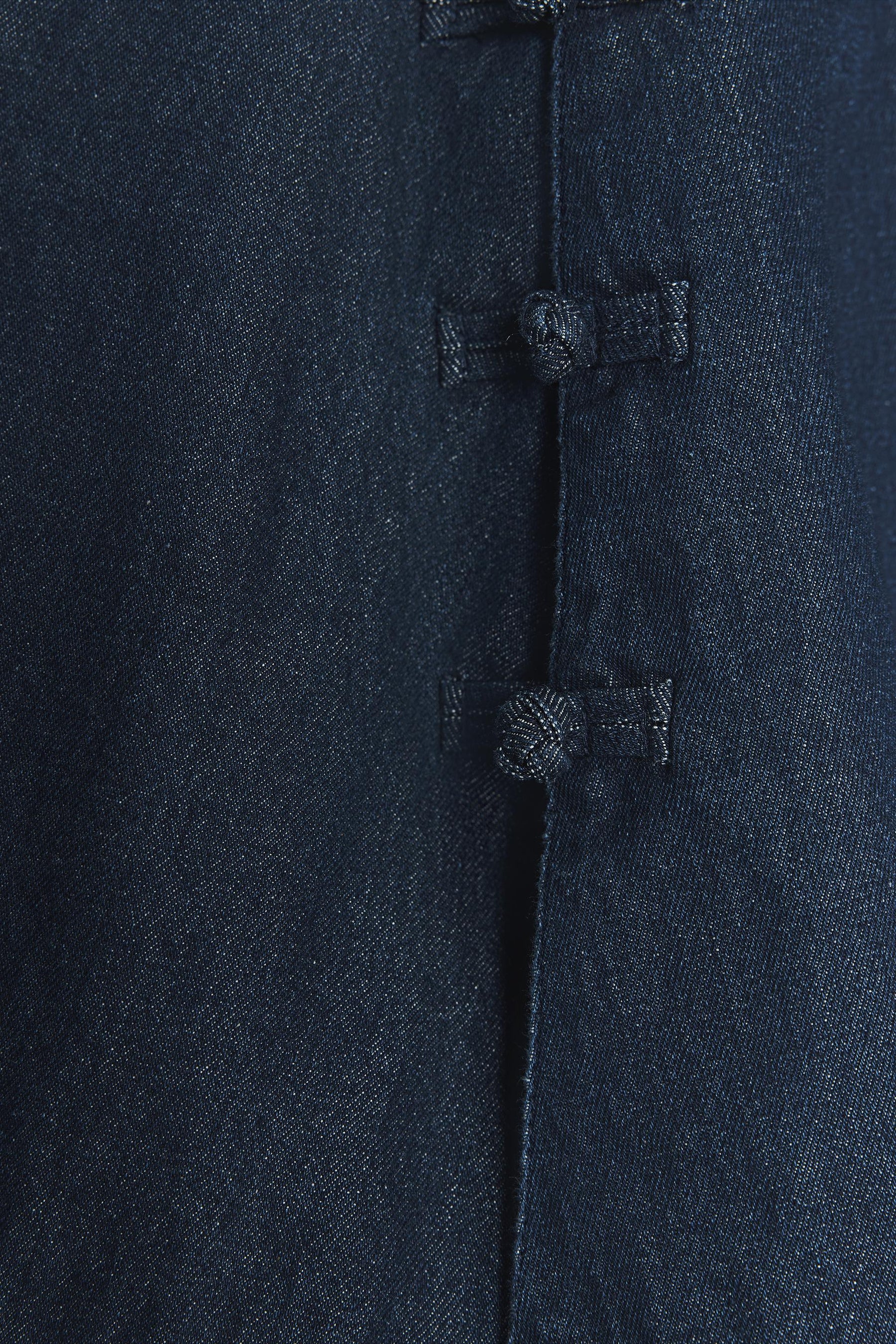 DENIM CAPE WITH TOGGLES - Image 9