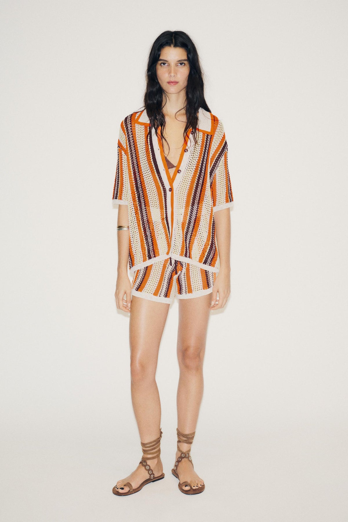 COLLAR POLO CARDIGAN - Image 1