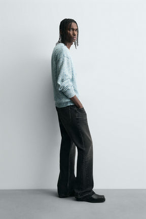 DISTRESSED TWISTED YARN CARDIGAN - Image 4