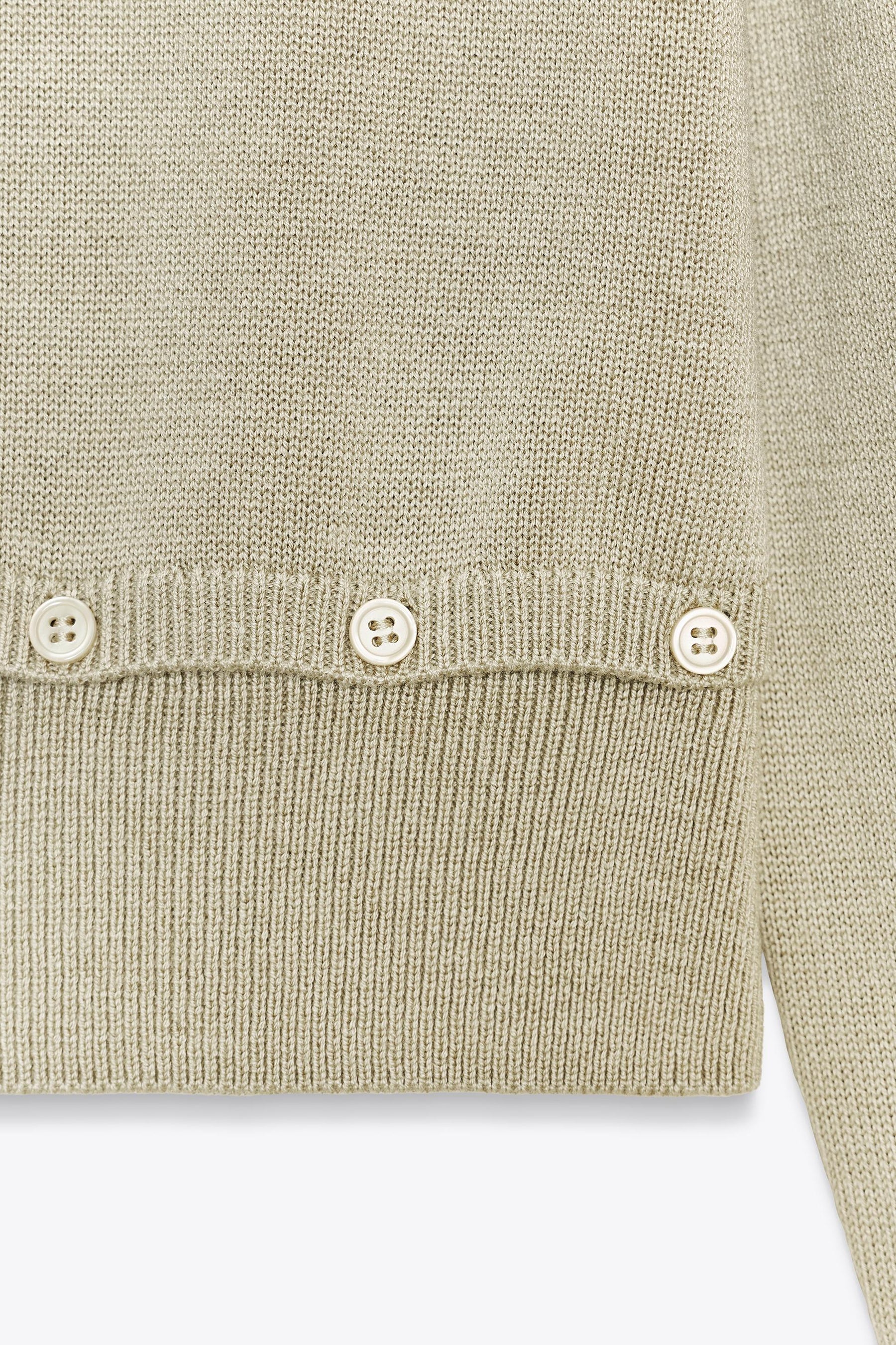 KNIT BUTTON JUMPER