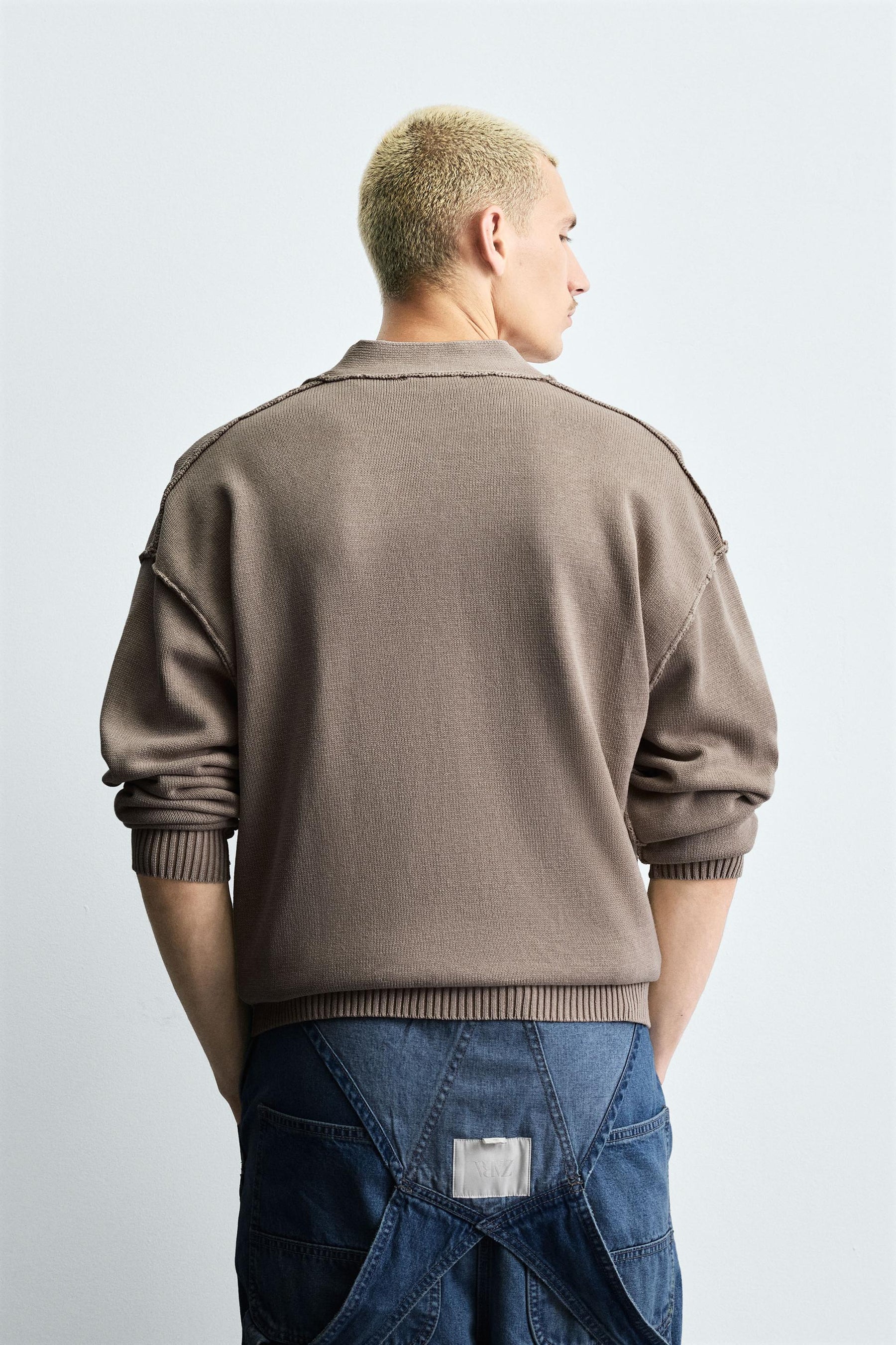 REVERSIBLE CARDIGAN WITH REVERSE EFFECT - Image 3