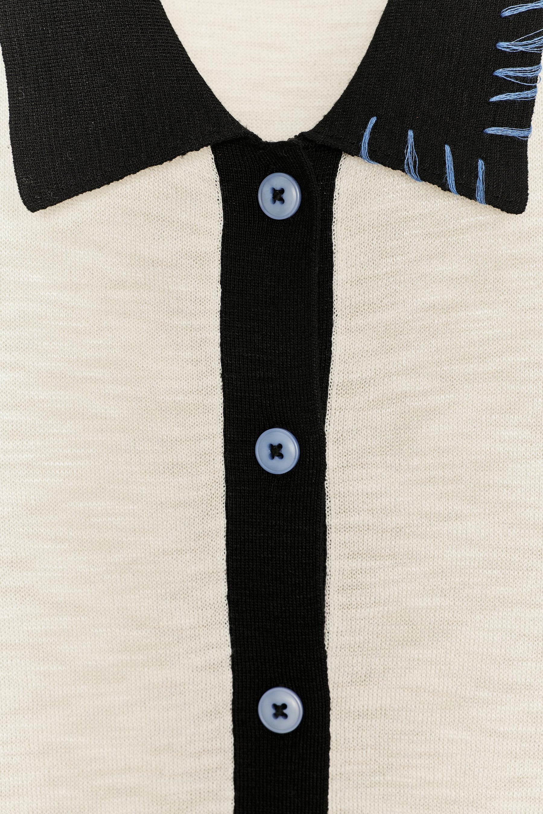 CONTRAST KNIT CARDIGAN - Image 7