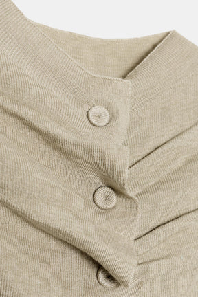 DRAPED KNIT CARDIGAN - Image 7