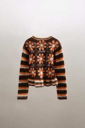 KNIT FLORAL JUMPER - Image 4