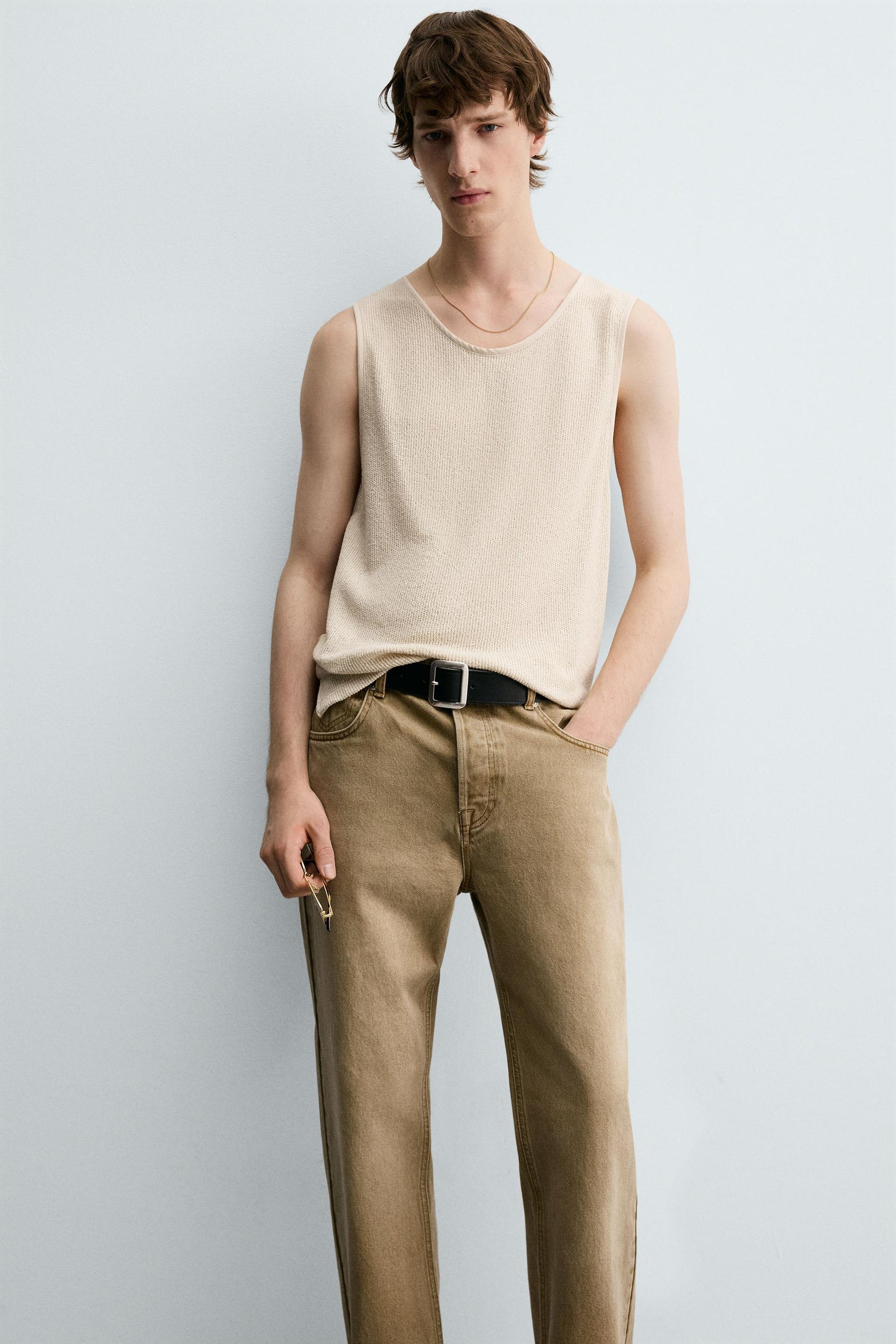 TEXTURED TANK T-SHIRT - Image 5