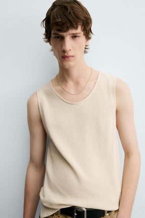 TEXTURED TANK T-SHIRT - Image 6