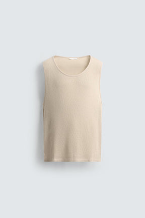 TEXTURED TANK T-SHIRT - Image 7