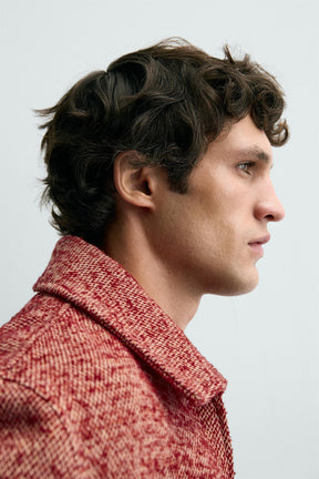 TEXTURED WOOL OVERSHIRT - Image 5