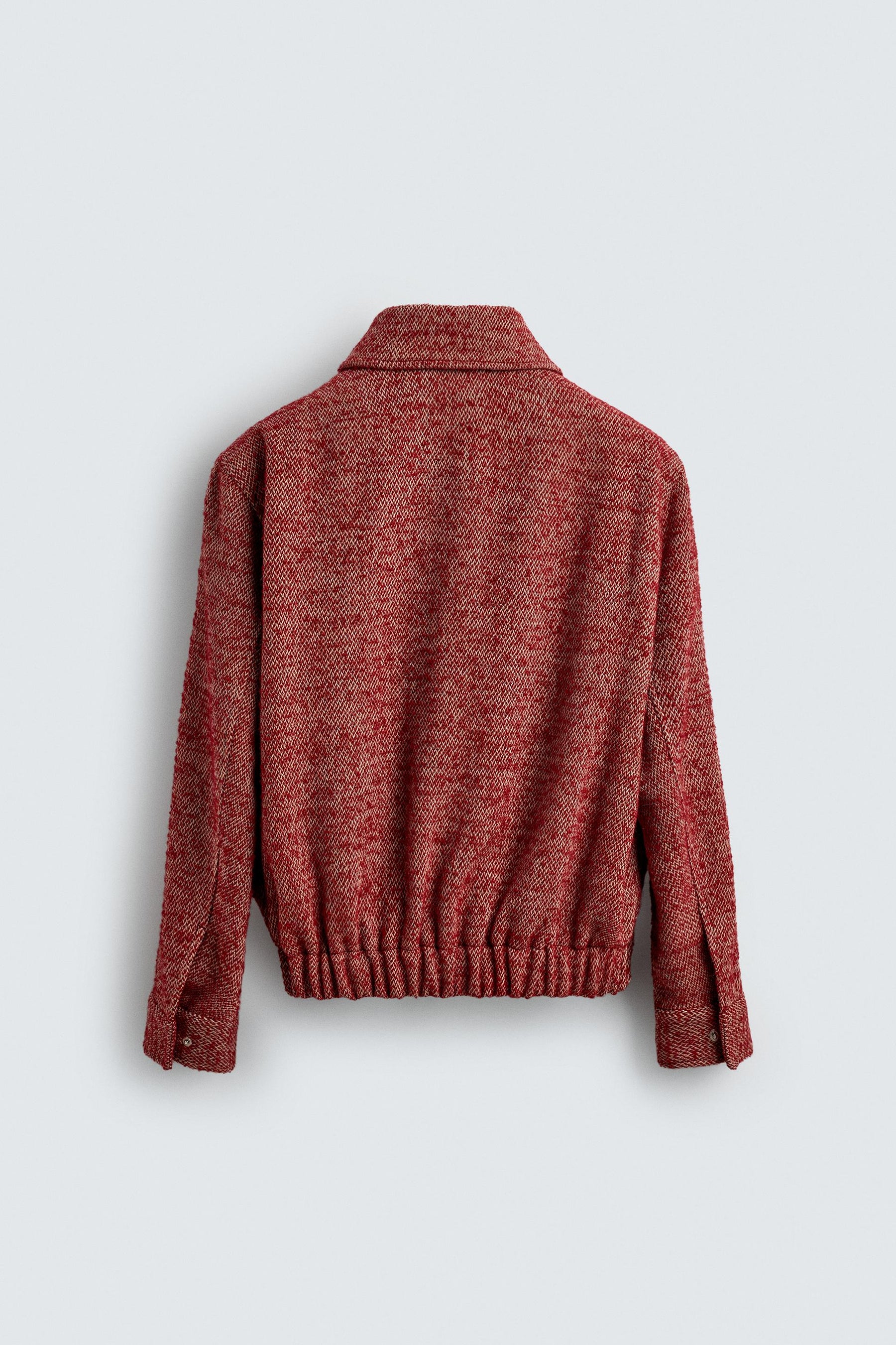 TEXTURED WOOL OVERSHIRT - Image 7