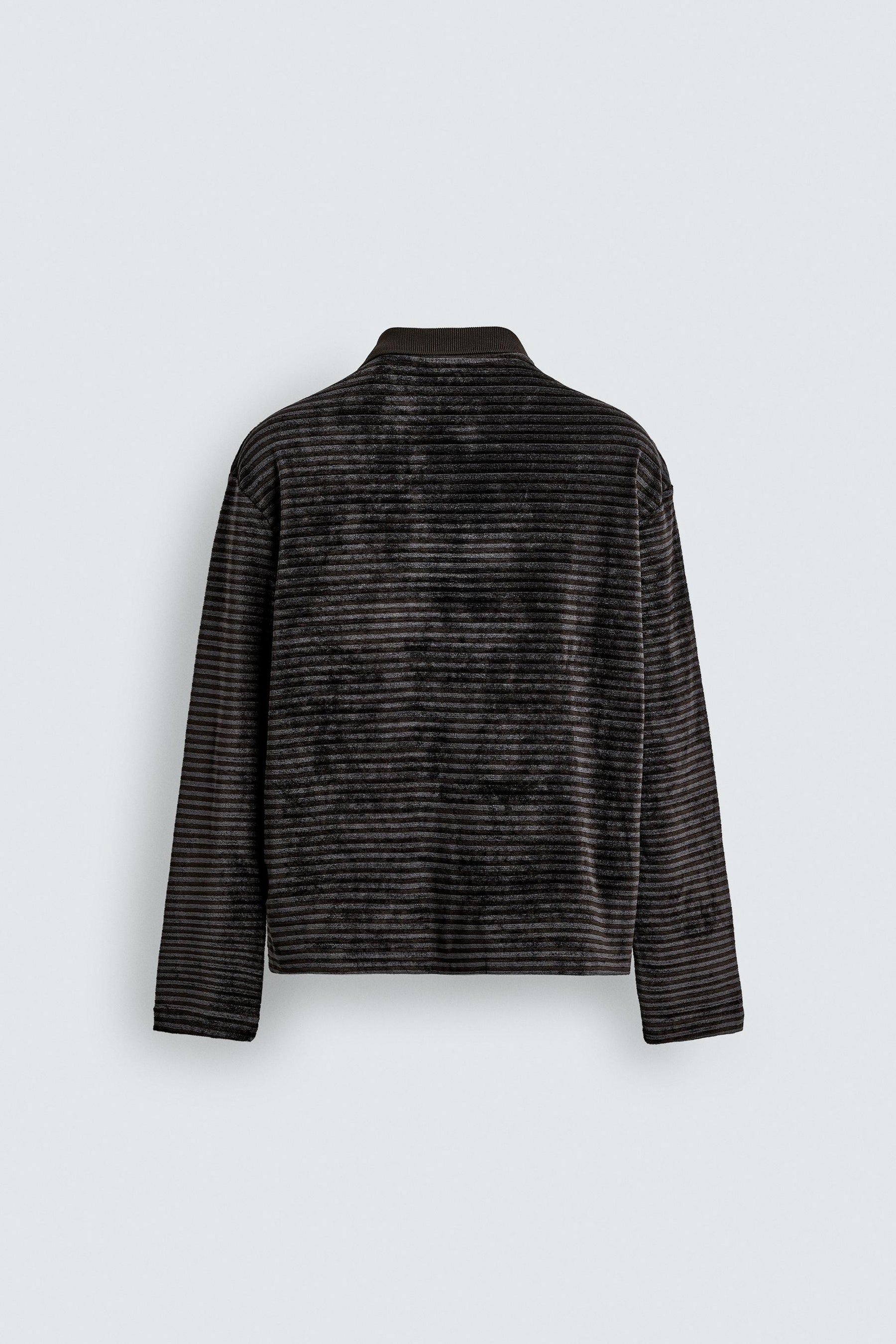 WASHED TEXTURED POLO SHIRT - Image 7