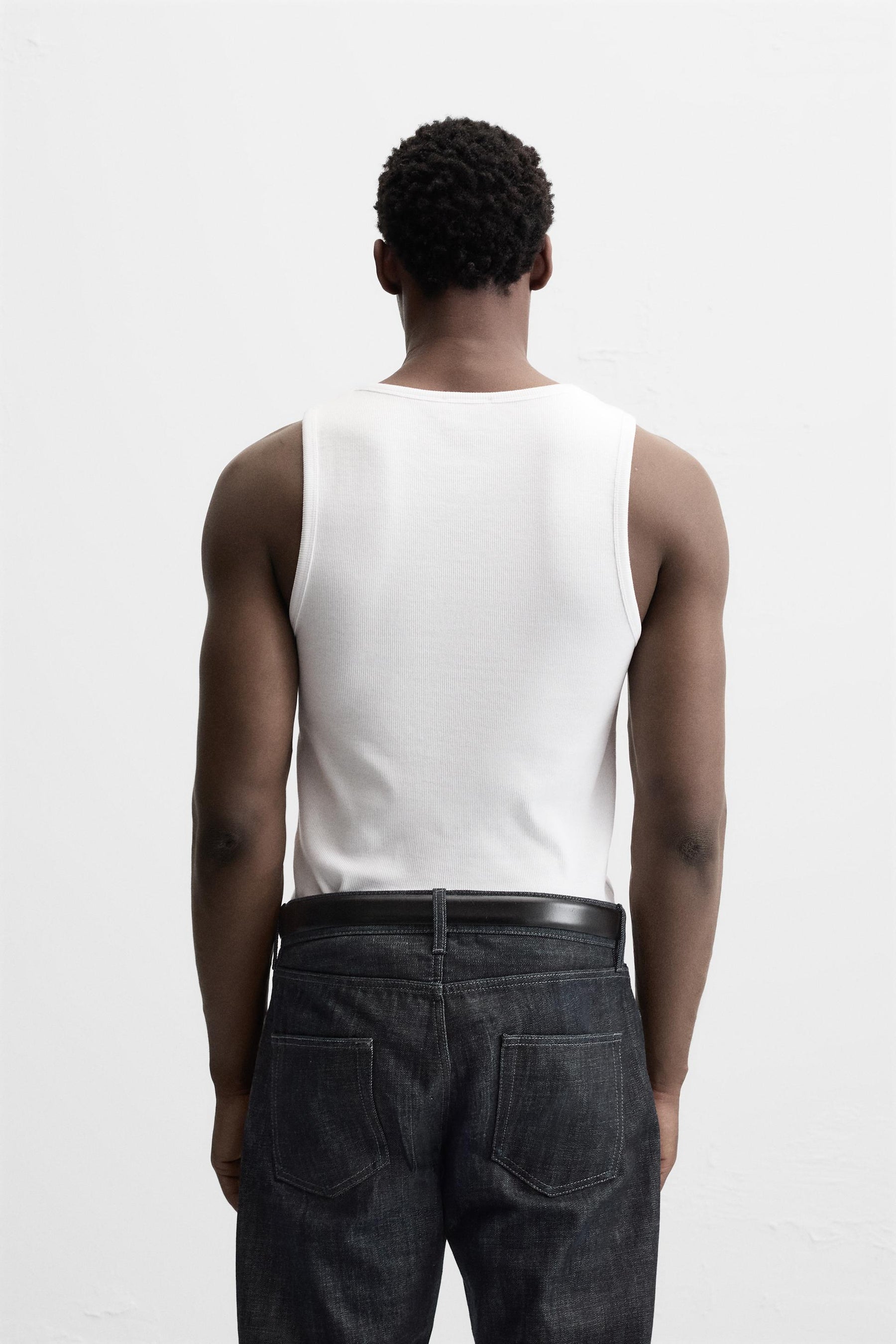 BASIC RIBBED TANK TOP - Image 3