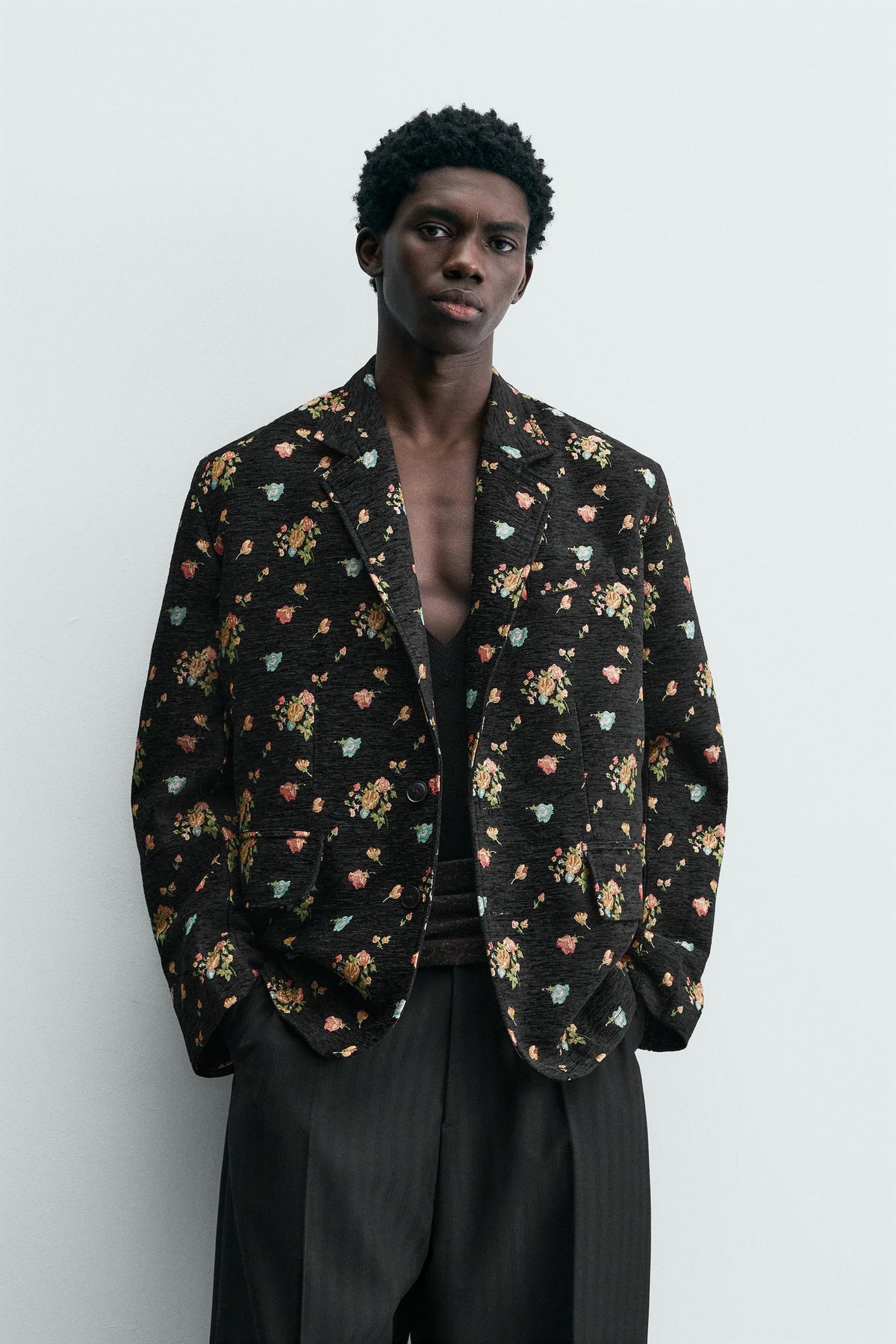 LIMITED EDITION FLORAL JACQUARD BLAZER - Image 2