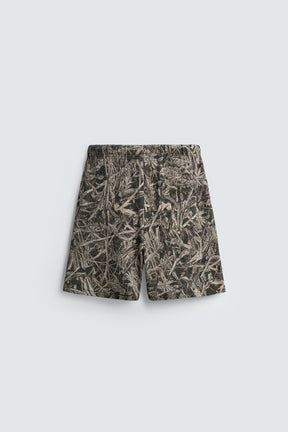 ABSTRACT PRINT BERMUDA SHORTS - Image 7