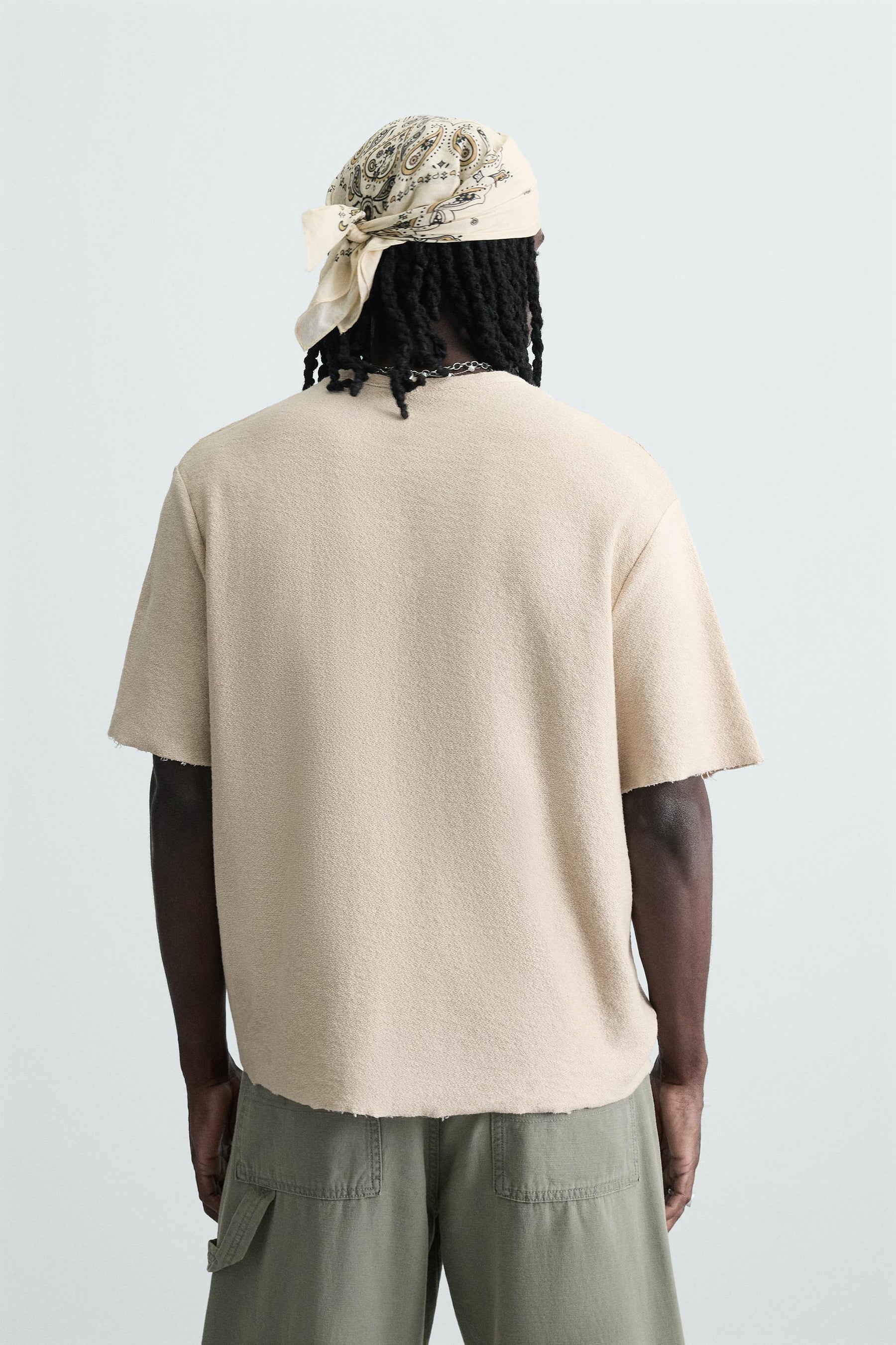 SPRAY PRINT KNIT T-SHIRT - Image 3