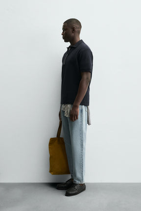 TEXTURED REGULAR FIT POLO SHIRT - Image 4