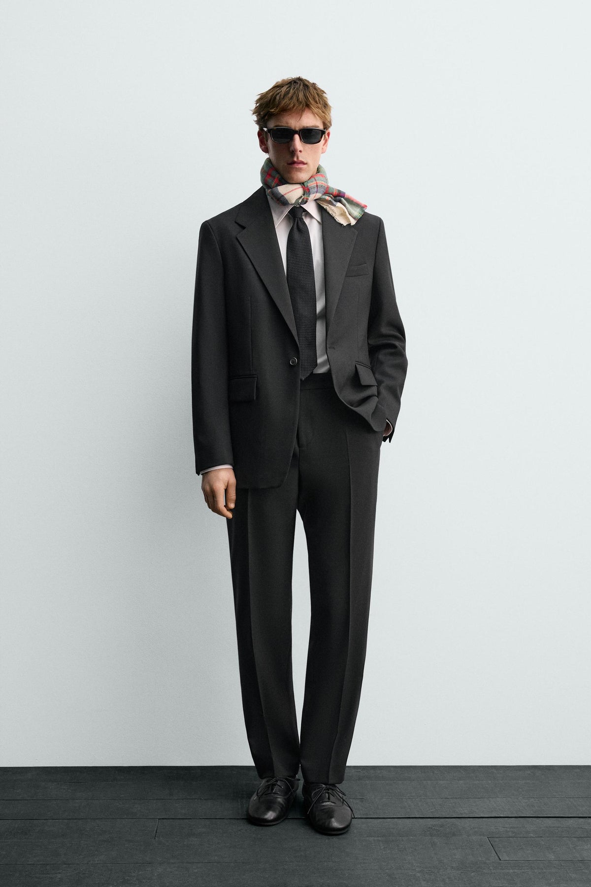 AARON LEVINE X WOOL TUXEDO TROUSERS - Image 1