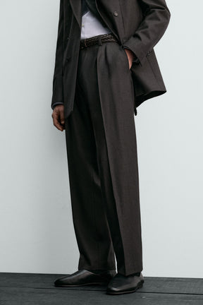 AARON LEVINE X WOOL SUIT TROUSERS - Image 5