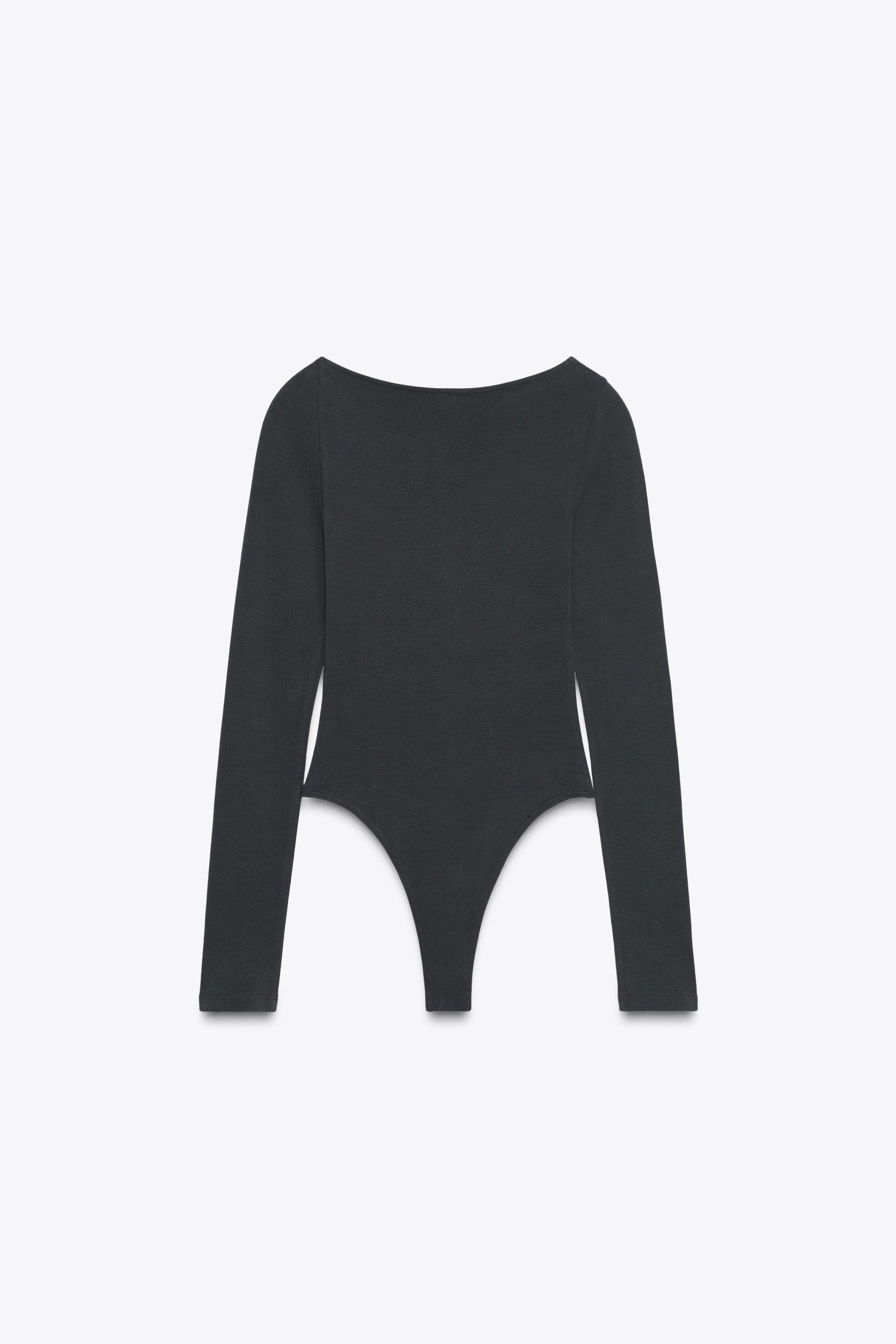 ASYMMETRIC LONG SLEEVE BODYSUIT