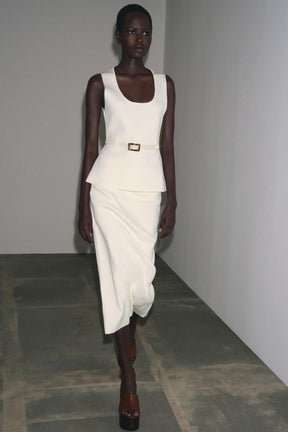 KNIT MIDI SKIRT - Image 1