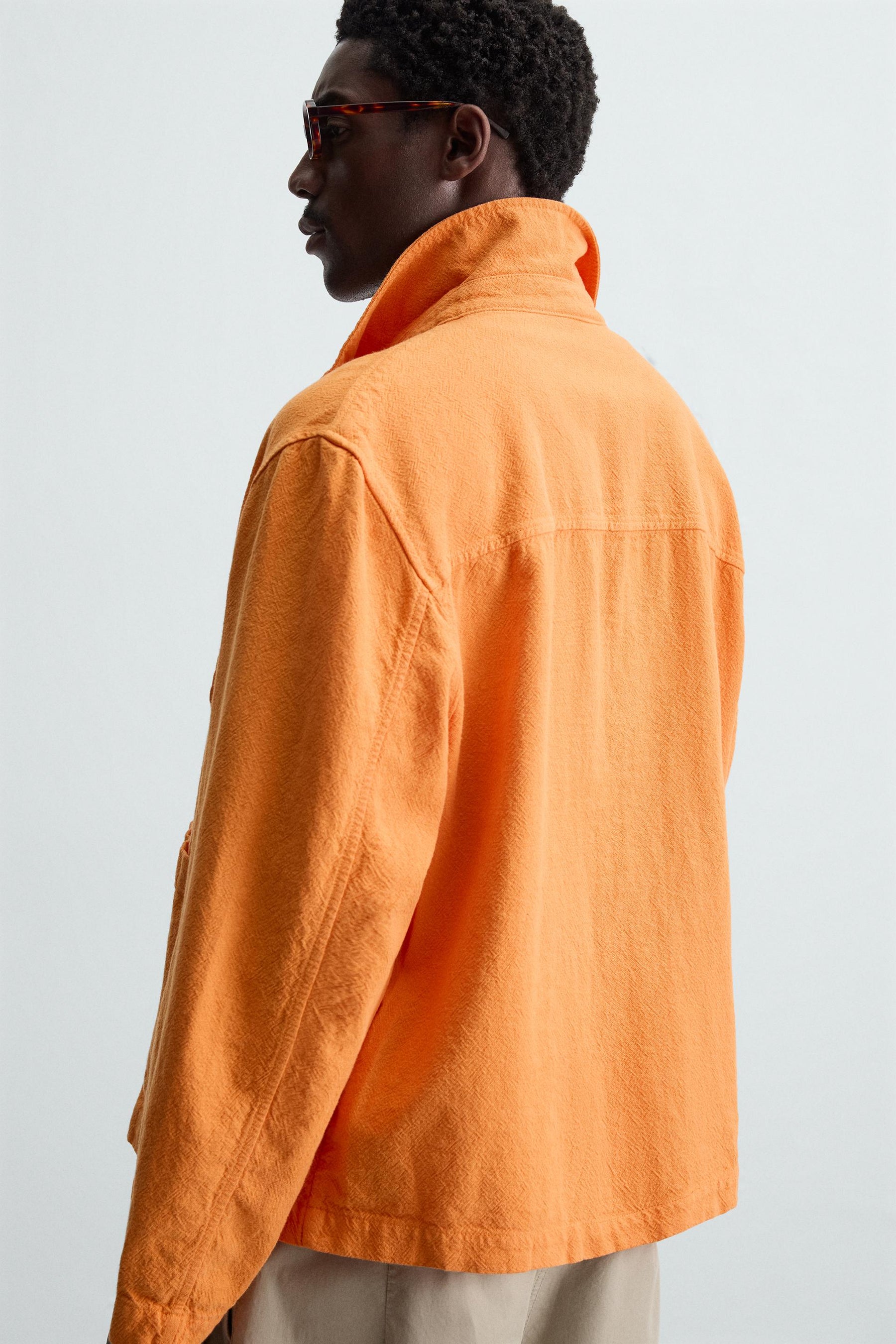 LINEN/COTTON OVERSHIRT - Image 6