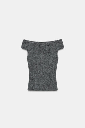 RIBBED KNIT TOP - Image 6
