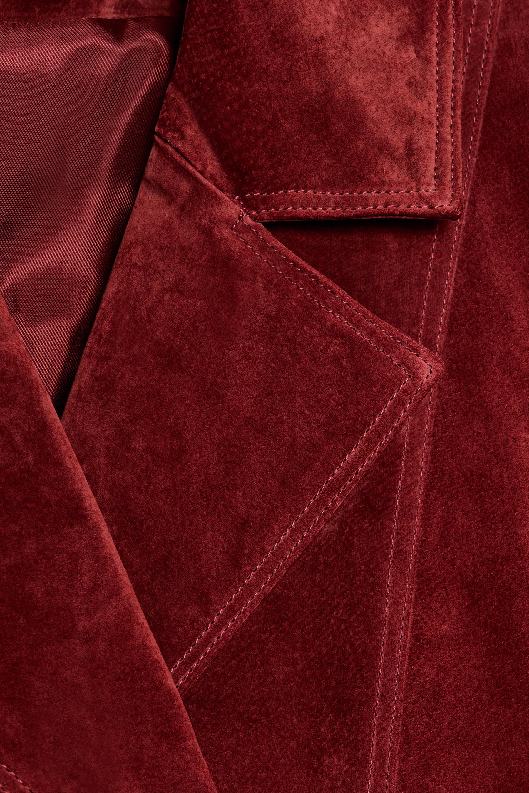 Suede Leather Jacket with