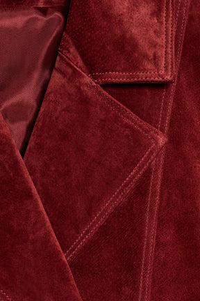 Suede Leather Jacket with