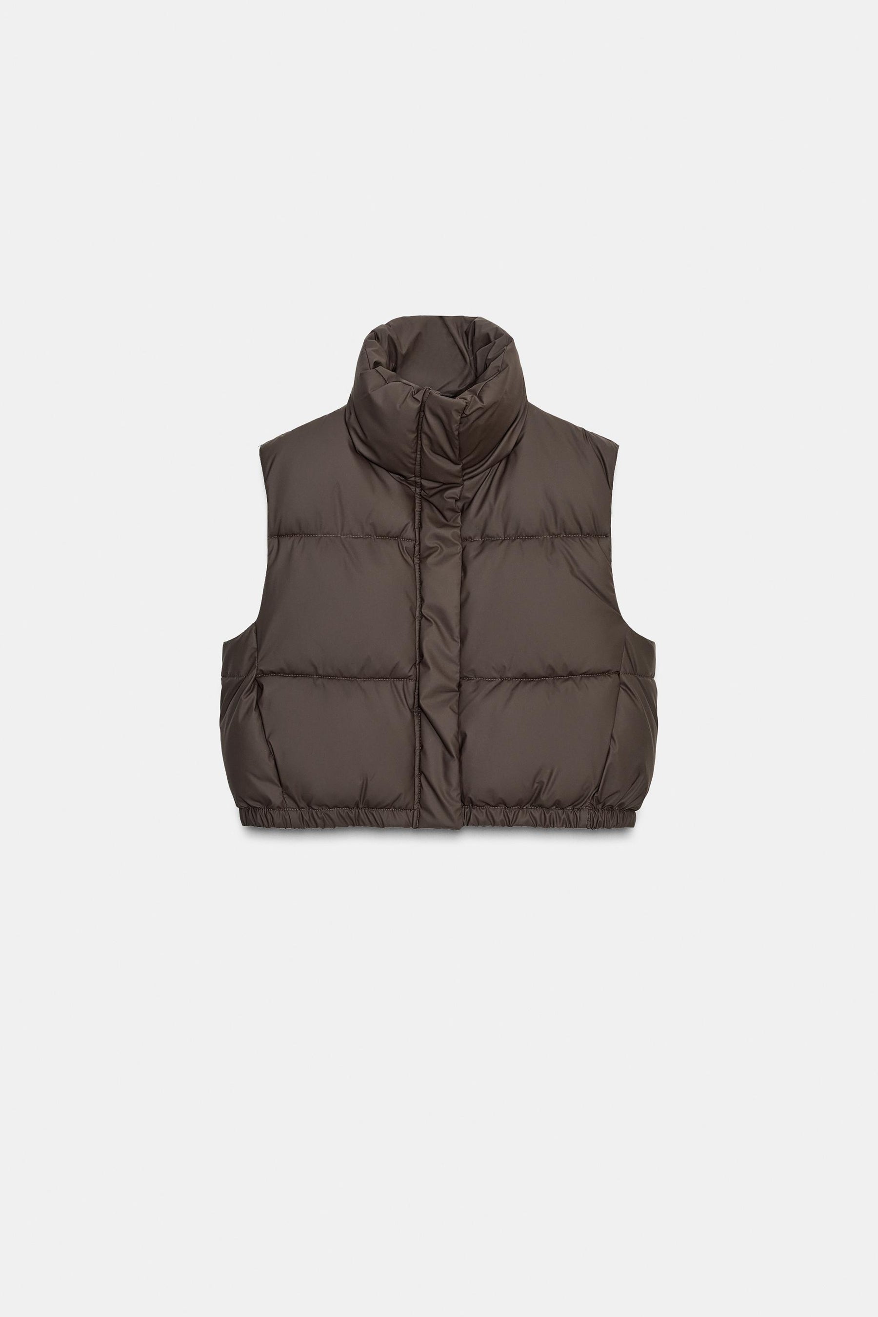 RUBBERISED PADDED GILET - Image 5