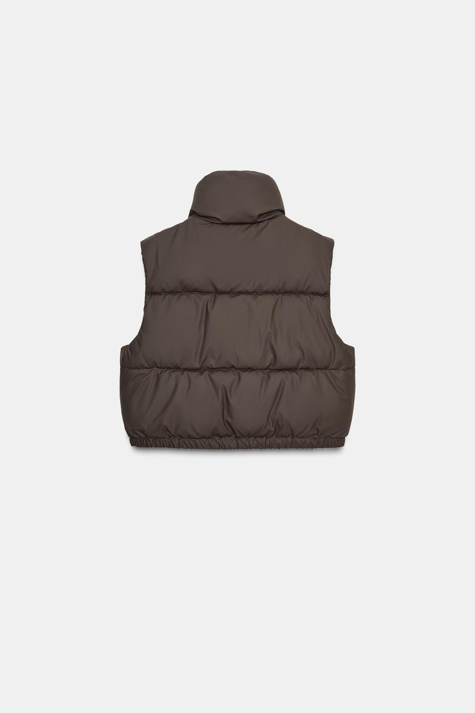 RUBBERISED PADDED GILET - Image 6