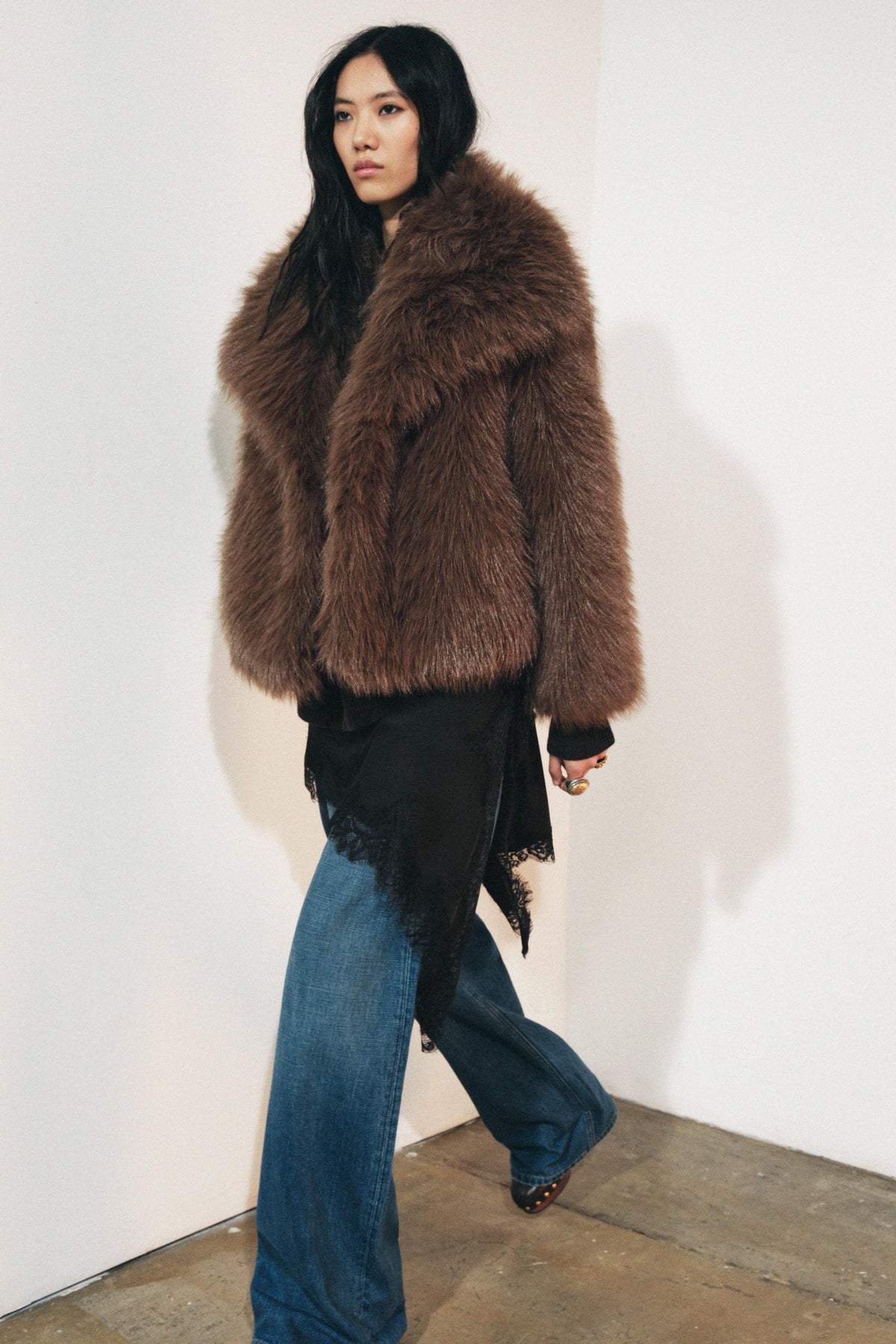 Faux Fur Coat