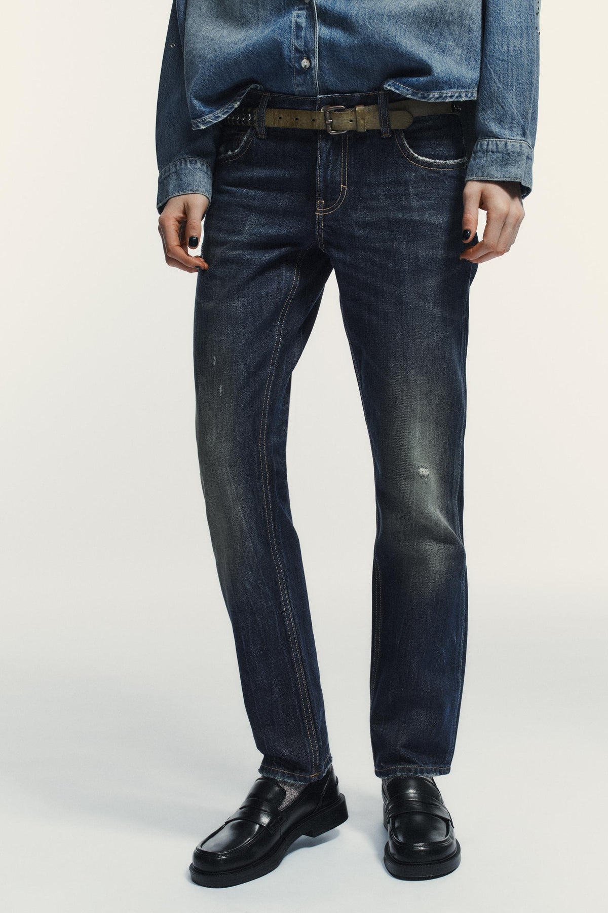 Straight Low-Rise Jeans