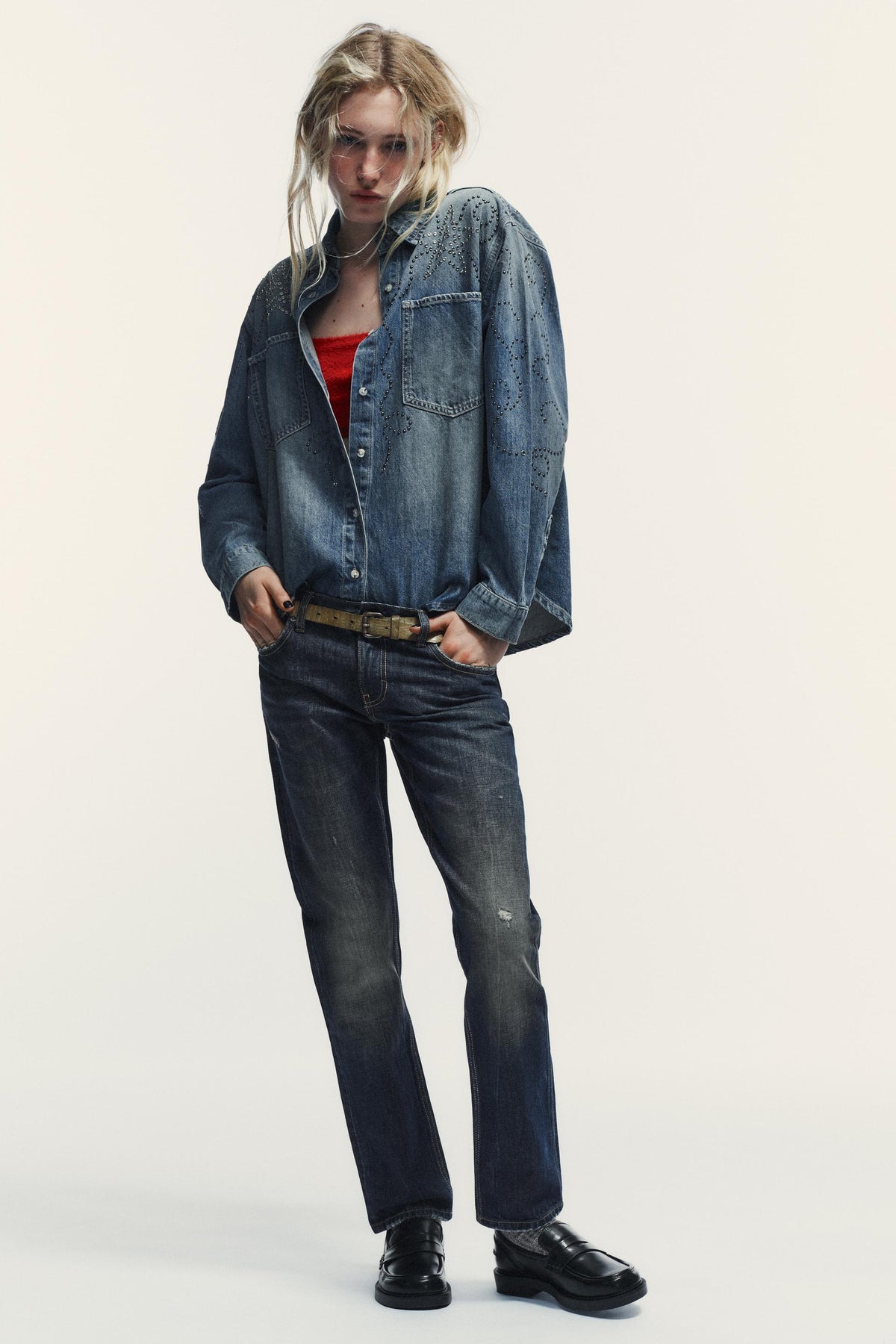 Straight Low-Rise Jeans