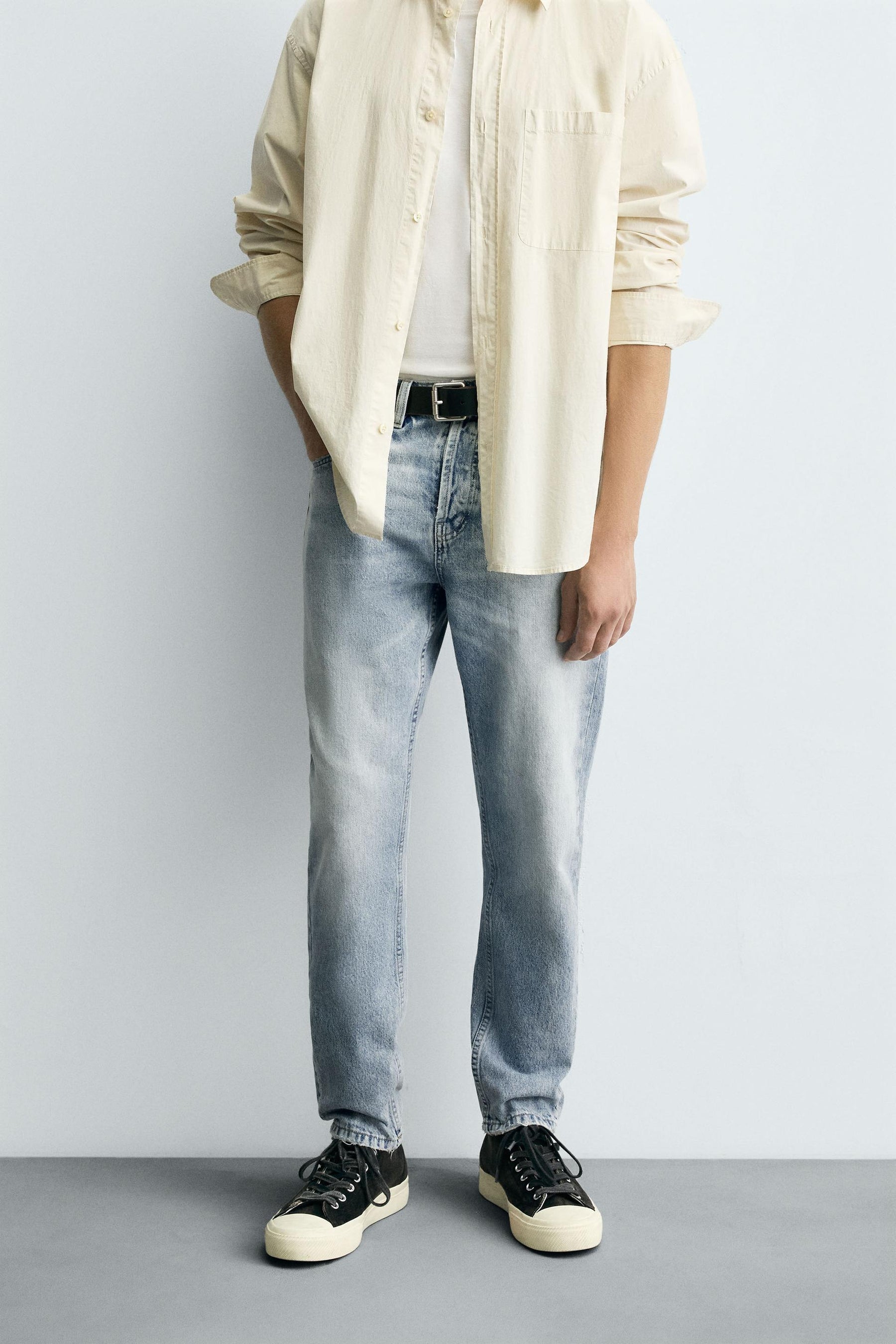 SLIM FIT CROPPED JEANS - Image 2