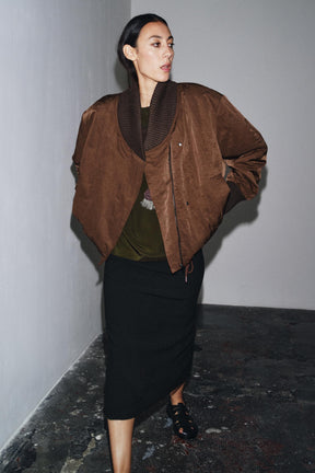 ZW COLLECTION RIBBED JACKET - Image 4