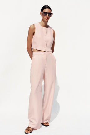 WIDE-LEG TAILORED TROUSERS