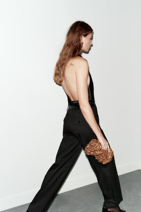 High-Waist Trousers with Belt