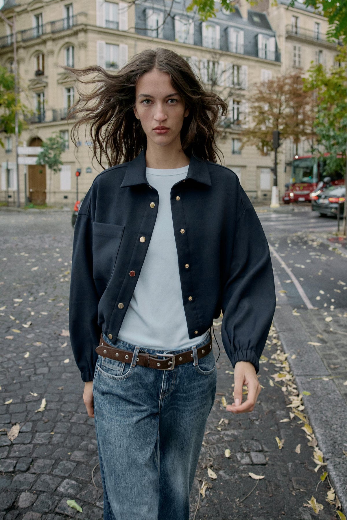 SHORT BALLOON BOMBER JACKET - Image 2