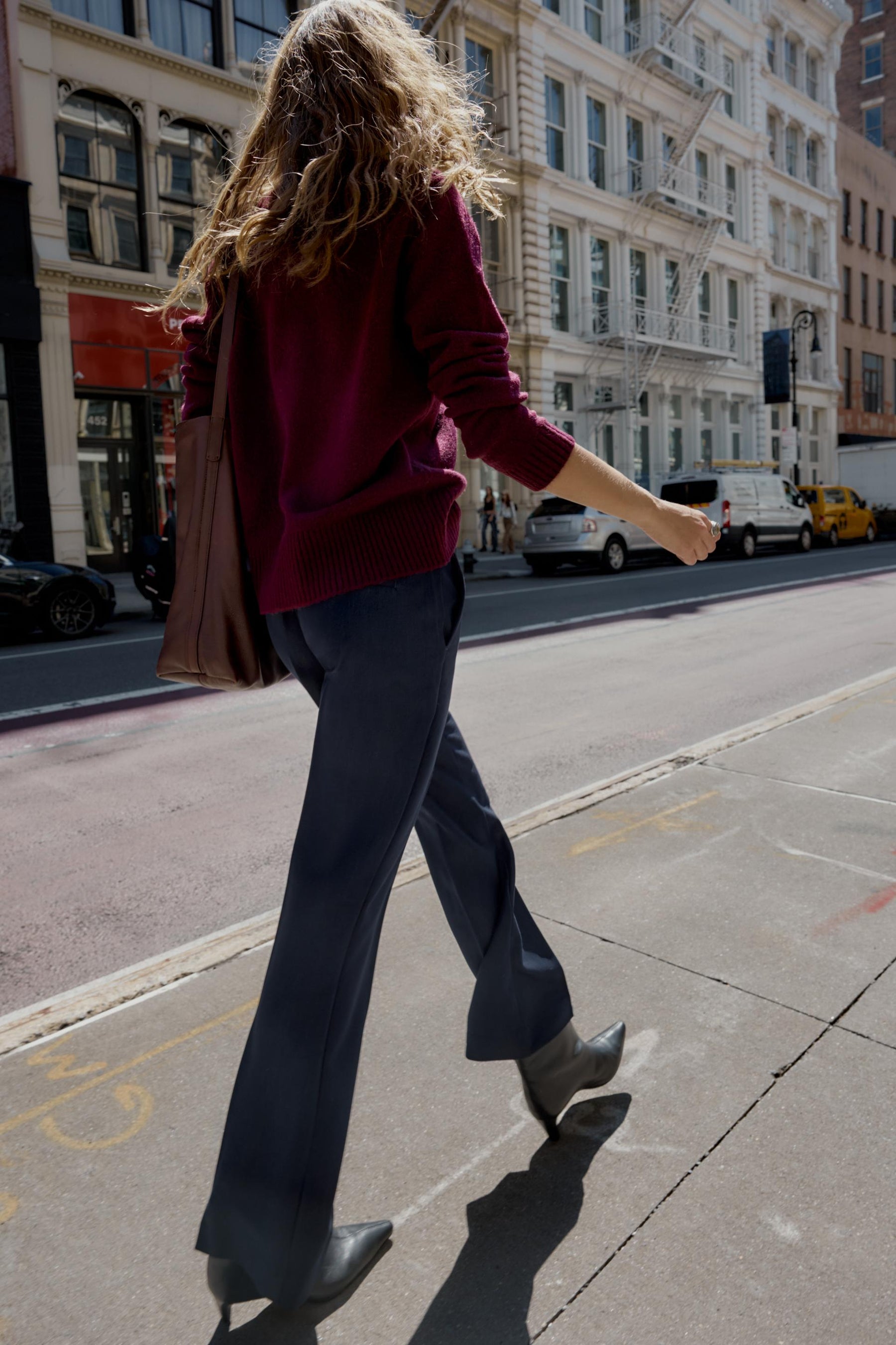 STRAIGHT-LEG TROUSERS