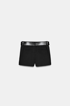 BELTED MINI SKORT