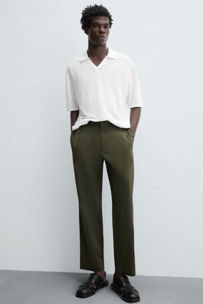 LIGHTWEIGHT RELAXED FIT TROUSERS - Image 6