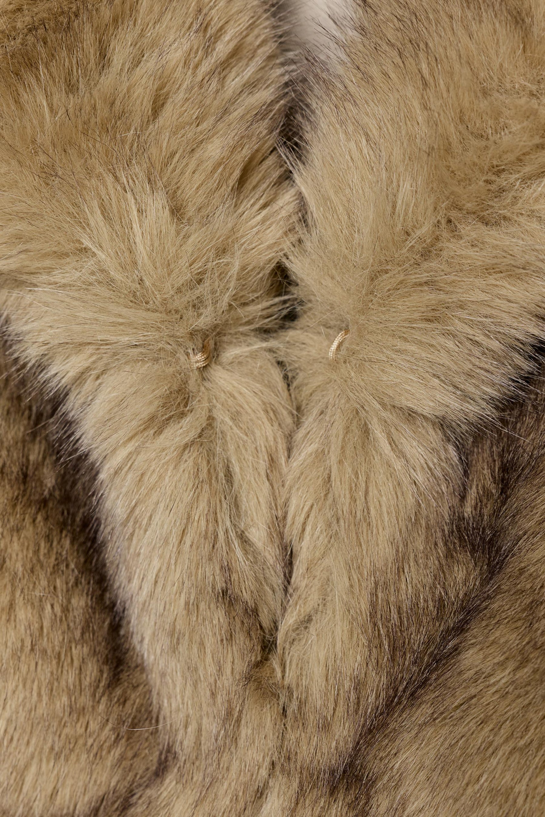 SHORT FAUX FUR COAT - Image 7